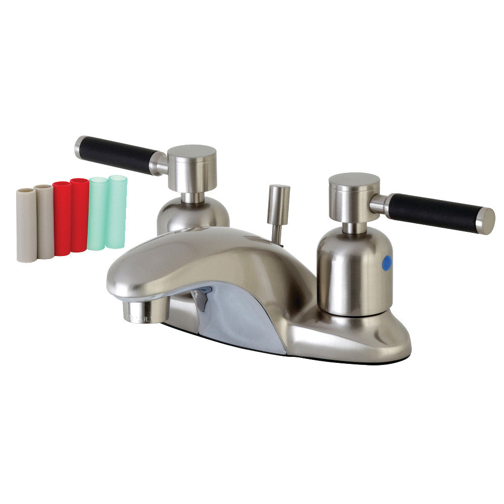 Kingston Brass FB8628DKL 4 in. Centerset Bathroom Faucet, Brushed Nickel - BNGBath