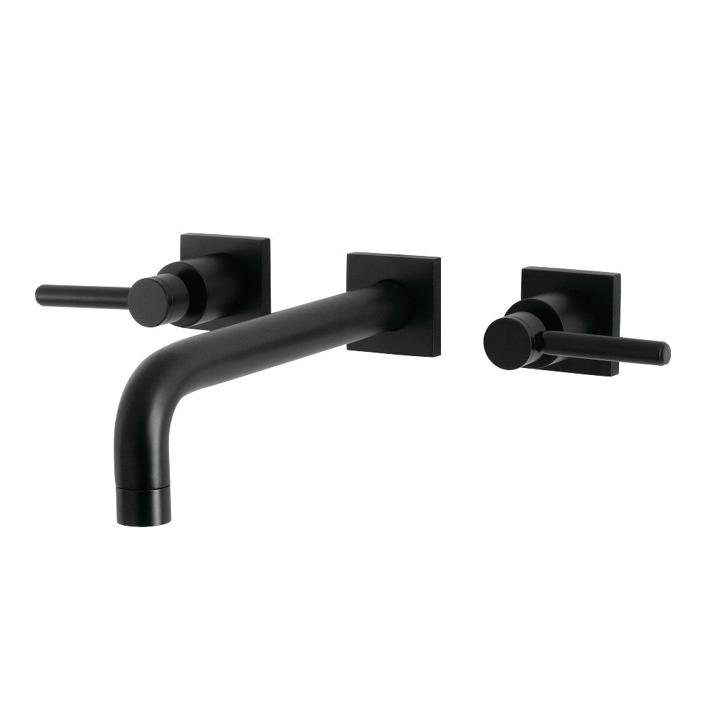 Kingston Brass KS6020DL Concord Wall Mount Tub Faucet, Matte Black - BNGBath