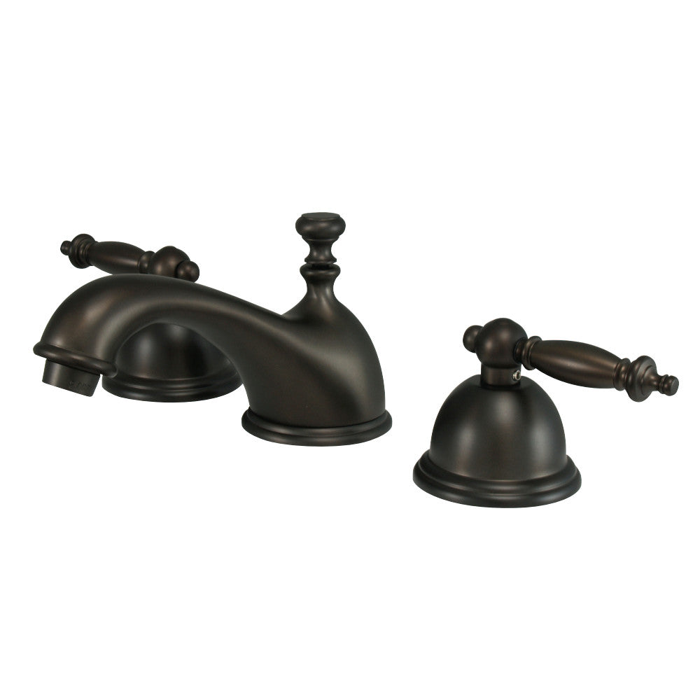 Kingston Brass KS3965TL 8 in. Widespread Bathroom Faucet, Oil Rubbed Bronze - BNGBath