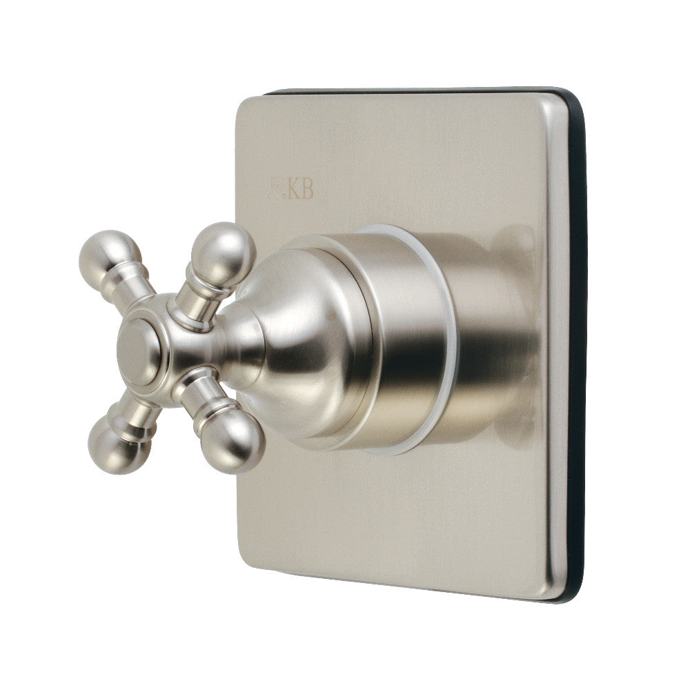 Kingston Brass KS3048BX 3-Way Diverter Valve with Trim Kit, Brushed Nickel - BNGBath