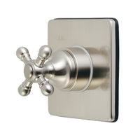 Thumbnail for Kingston Brass KS3048BX 3-Way Diverter Valve with Trim Kit, Brushed Nickel - BNGBath