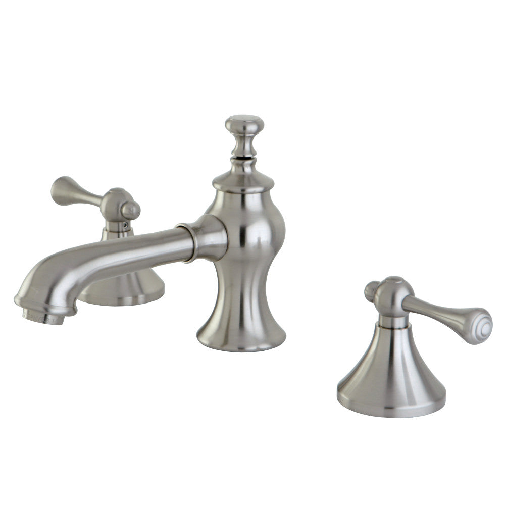 Kingston Brass KC7068BL 8 in. Widespread Bathroom Faucet, Brushed Nickel - BNGBath