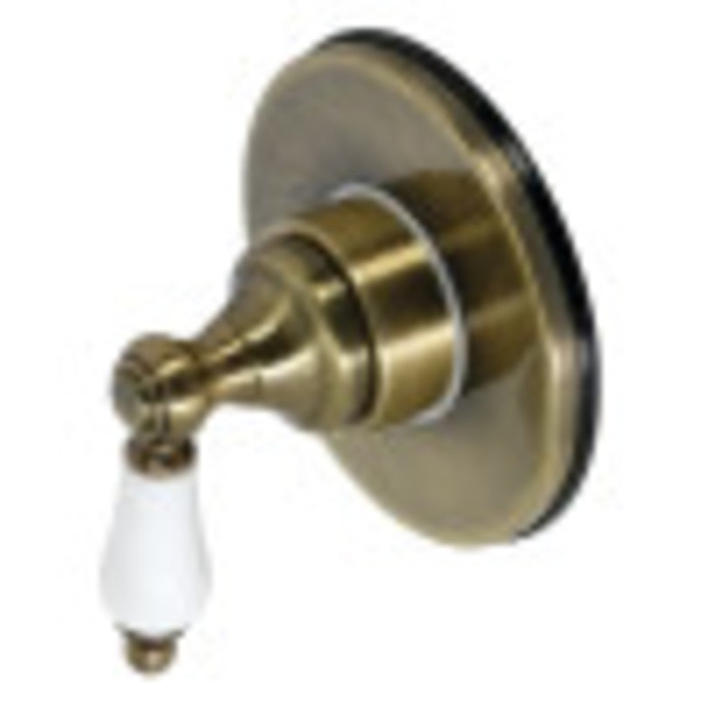 Kingston Brass KS3033PL 3-Way Diverter Valve with Trim Kit, Antique Brass - BNGBath