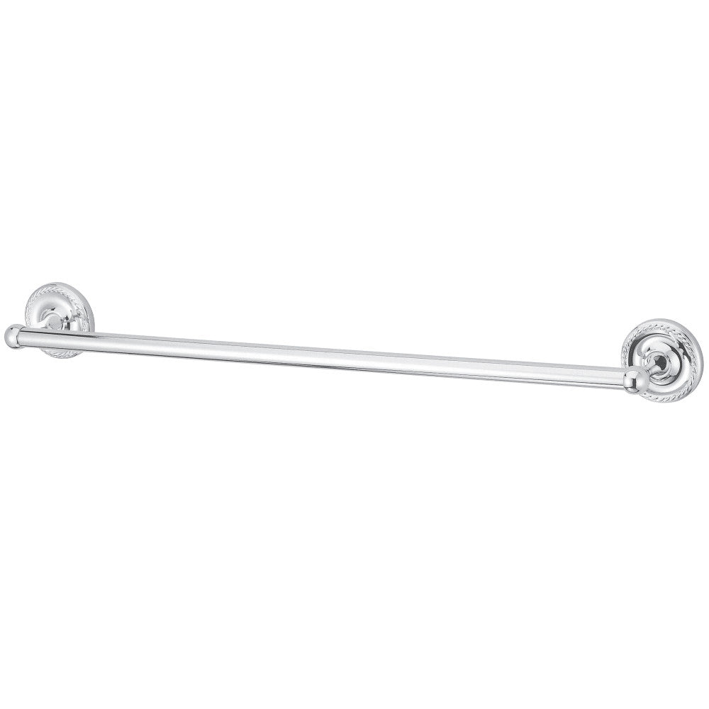 Kingston Brass BA911C Laurel 24" Towel Bar, Polished Chrome - BNGBath