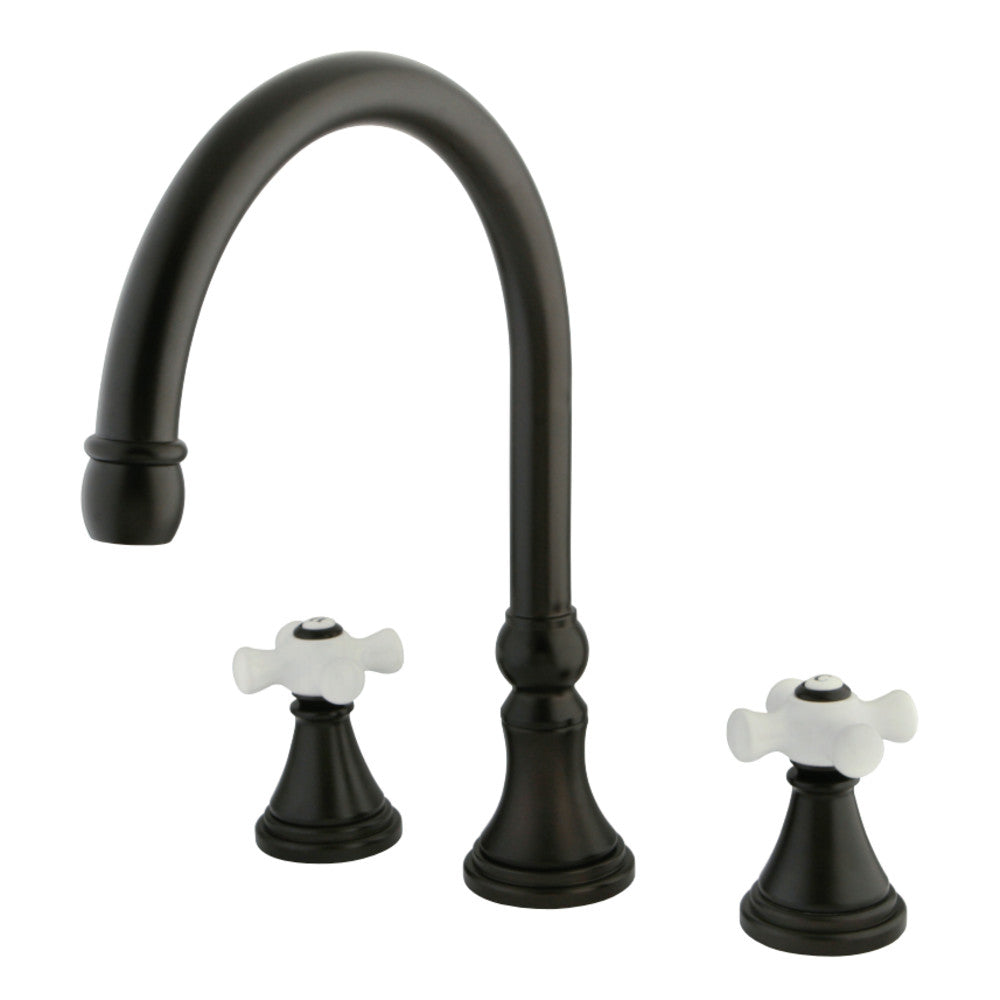 Kingston Brass KS2345PX Roman Tub Faucet, Oil Rubbed Bronze - BNGBath