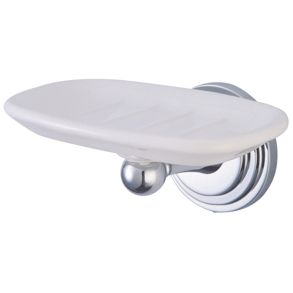 Kingston Brass BA2715C Milano Wall-Mount Soap Dish, Polished Chrome - BNGBath