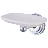 Thumbnail for Kingston Brass BA2715C Milano Wall-Mount Soap Dish, Polished Chrome - BNGBath