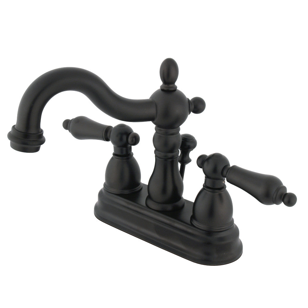 Kingston Brass KB1605ALB 4 in. Centerset Bathroom Faucet, Oil Rubbed Bronze - BNGBath