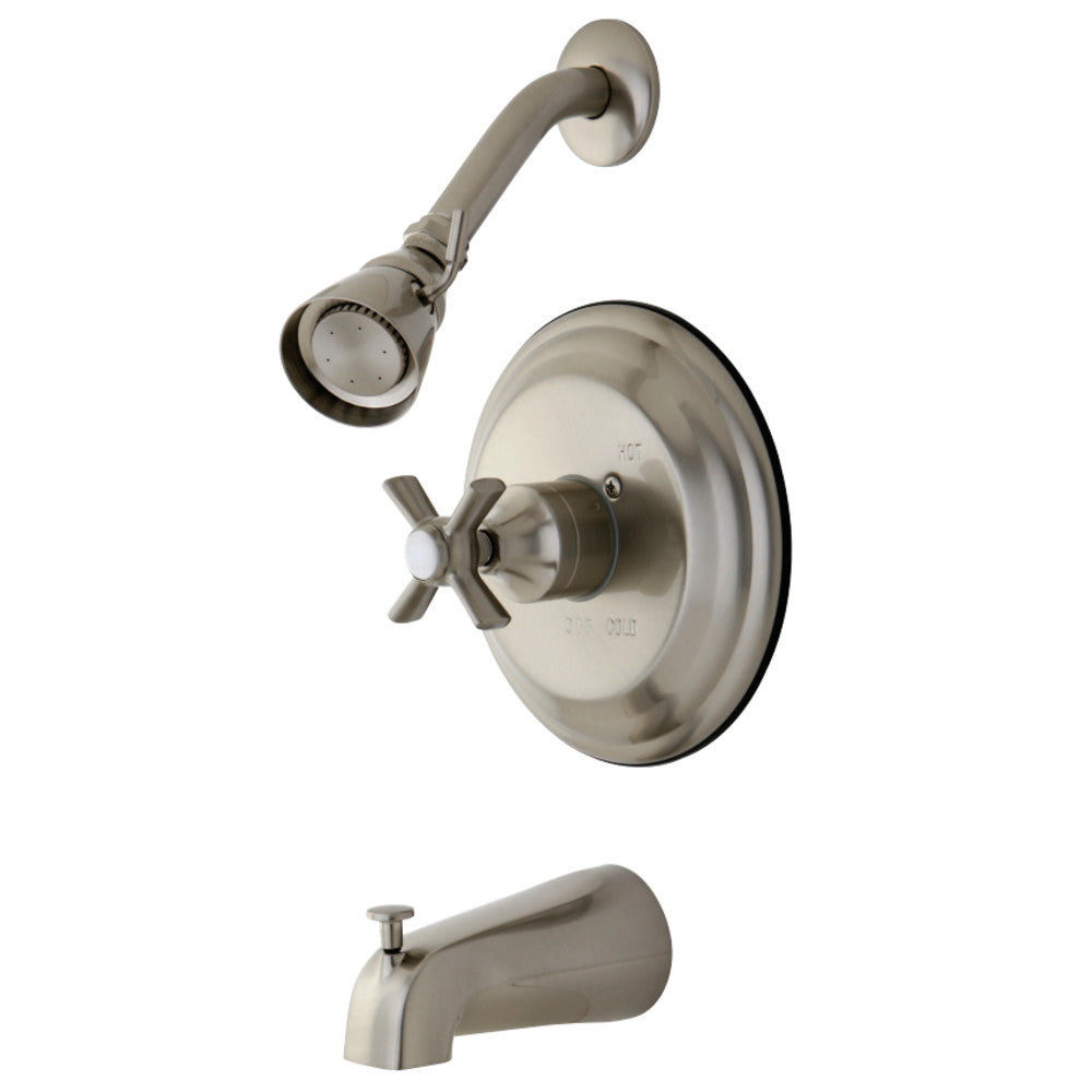 Kingston Brass KB2638ZX Tub/Shower Faucet, Brushed Nickel - BNGBath