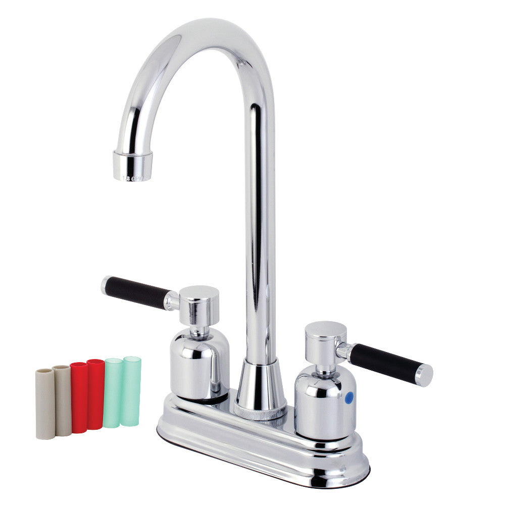 Kingston Brass KB8491DKL Kaiser Bar Faucet, Polished Chrome - BNGBath