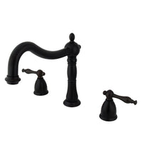 Thumbnail for Kingston Brass KS1345NL Heritage Roman Tub Faucet, Oil Rubbed Bronze - BNGBath