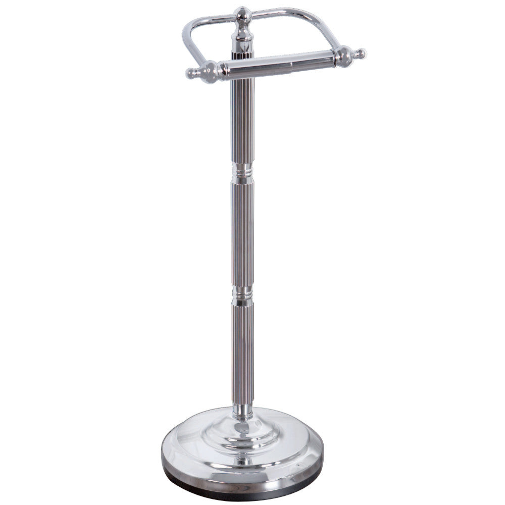 Kingston Brass CC2101 Georgian Freestanding Toilet Paper Holder, Polished Chrome - BNGBath