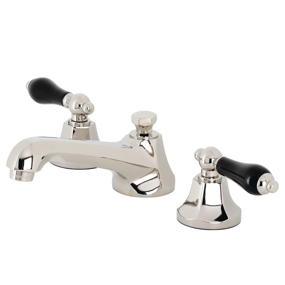 Kingston Brass KS4466PKL Duchess Widespread Bathroom Faucet with Brass Pop-Up, Polished Nickel - BNGBath