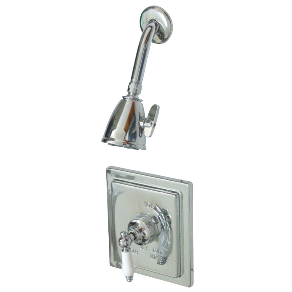 Kingston Brass VB8651PLSO Victorian Tub & Shower Shower Faucet, Polished Chrome - BNGBath