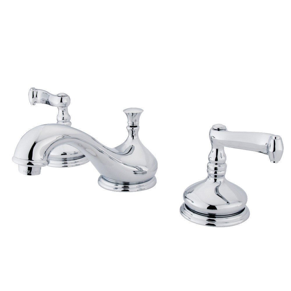 Kingston Brass KS1161FL 8 in. Widespread Bathroom Faucet, Polished Chrome - BNGBath