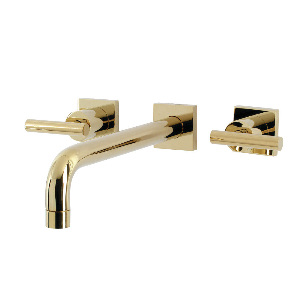 Kingston Brass KS6022CML Manhattan Wall Mount Tub Faucet, Polished Brass - BNGBath