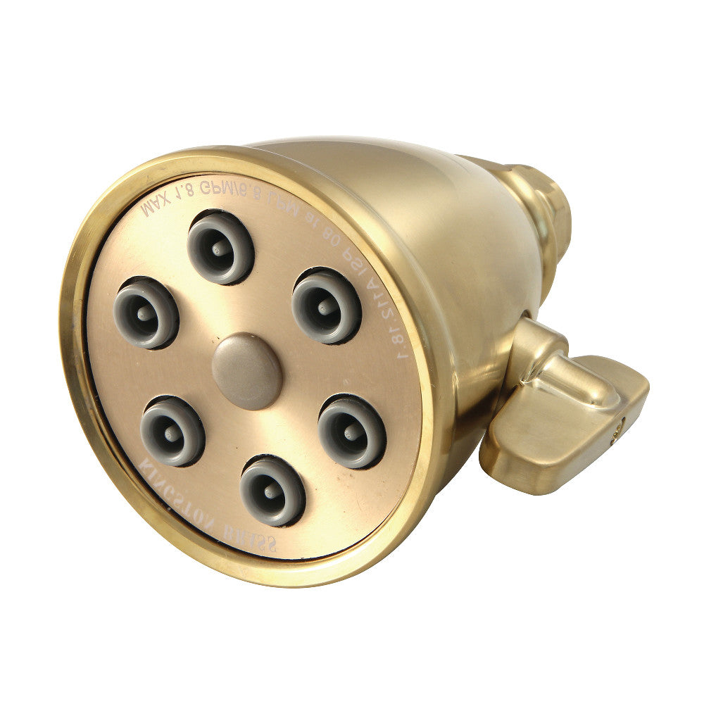 Kingston Brass K138A7 Victorian Adjustable Jet Spray Shower Head, Brushed Brass - BNGBath