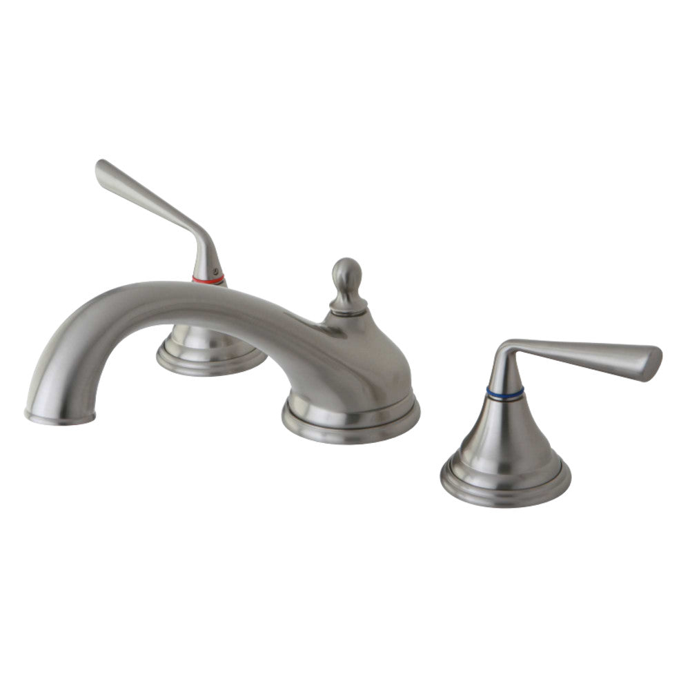 Kingston Brass KS5538ZL Silver Sage Roman Tub Faucet, Brushed Nickel - BNGBath