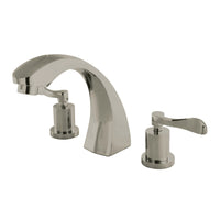 Thumbnail for Kingston Brass KS4368DFL Vintage Roman Tub Faucet, Brushed Nickel - BNGBath