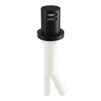 Thumbnail for Kingston Brass KA821MB Trimscape Dishwasher Air Gap, Matte Black - BNGBath