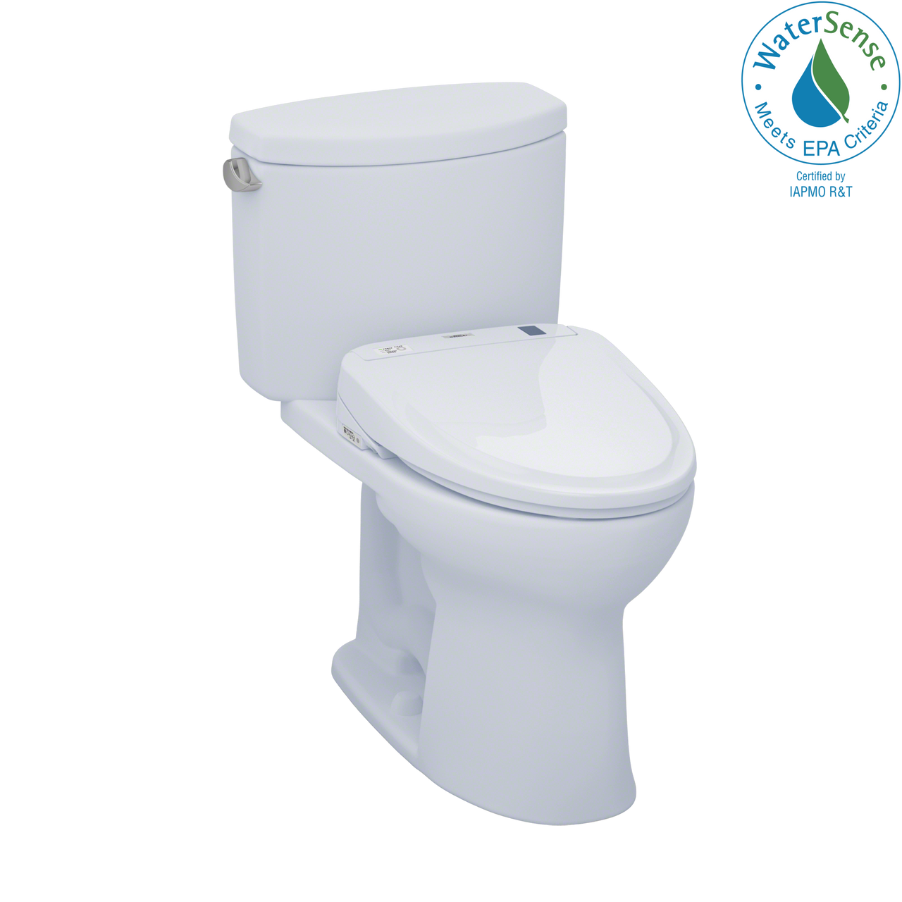 TOTO WASHLET+  Drake II Two-Piece Elongated 1.28 GPF Toilet and WASHLET S350e Bidet Seat,  - MW454584CEFG#01 - BNGBath