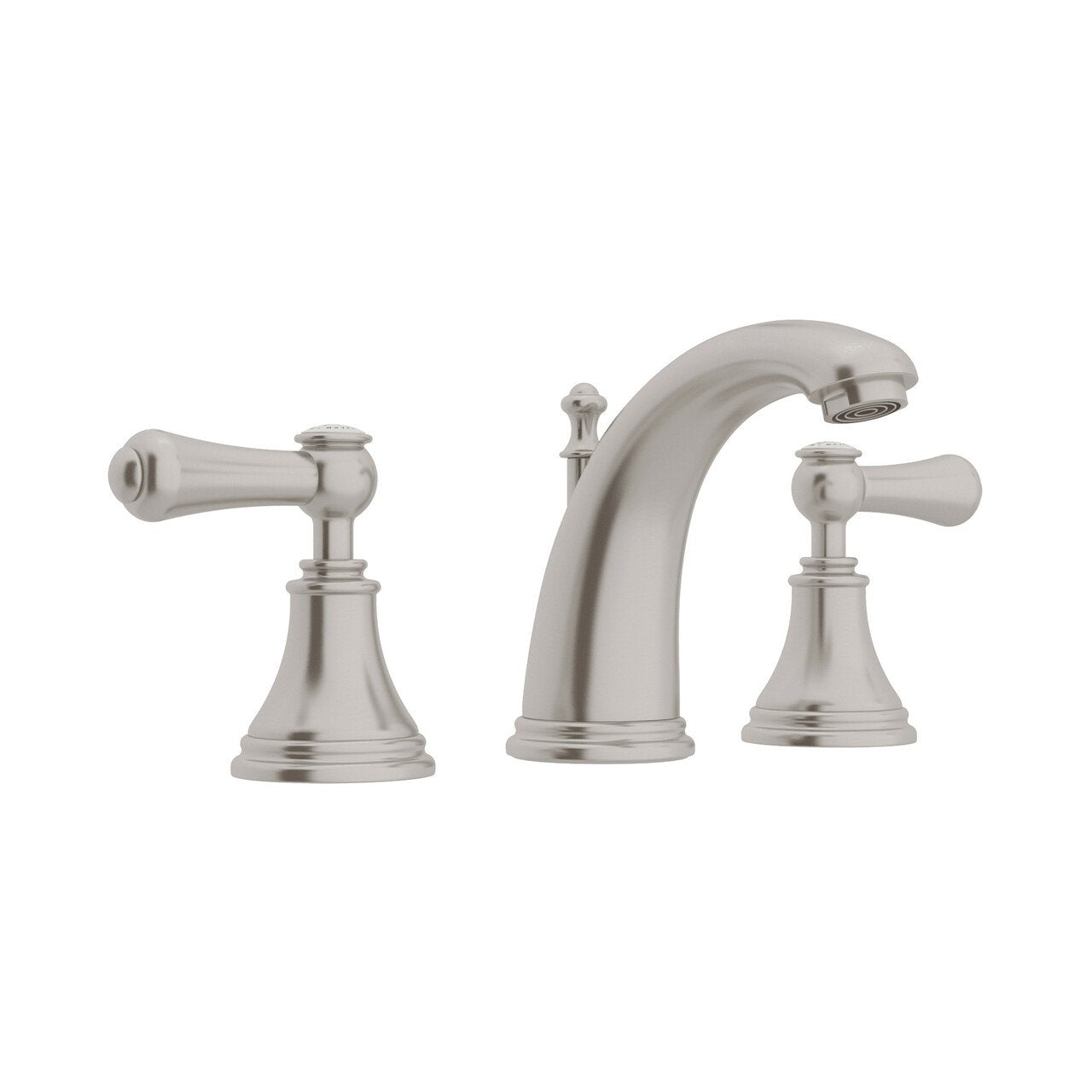 Perrin & Rowe Georgian Era High Neck Widespread Bathroom Faucet - BNGBath