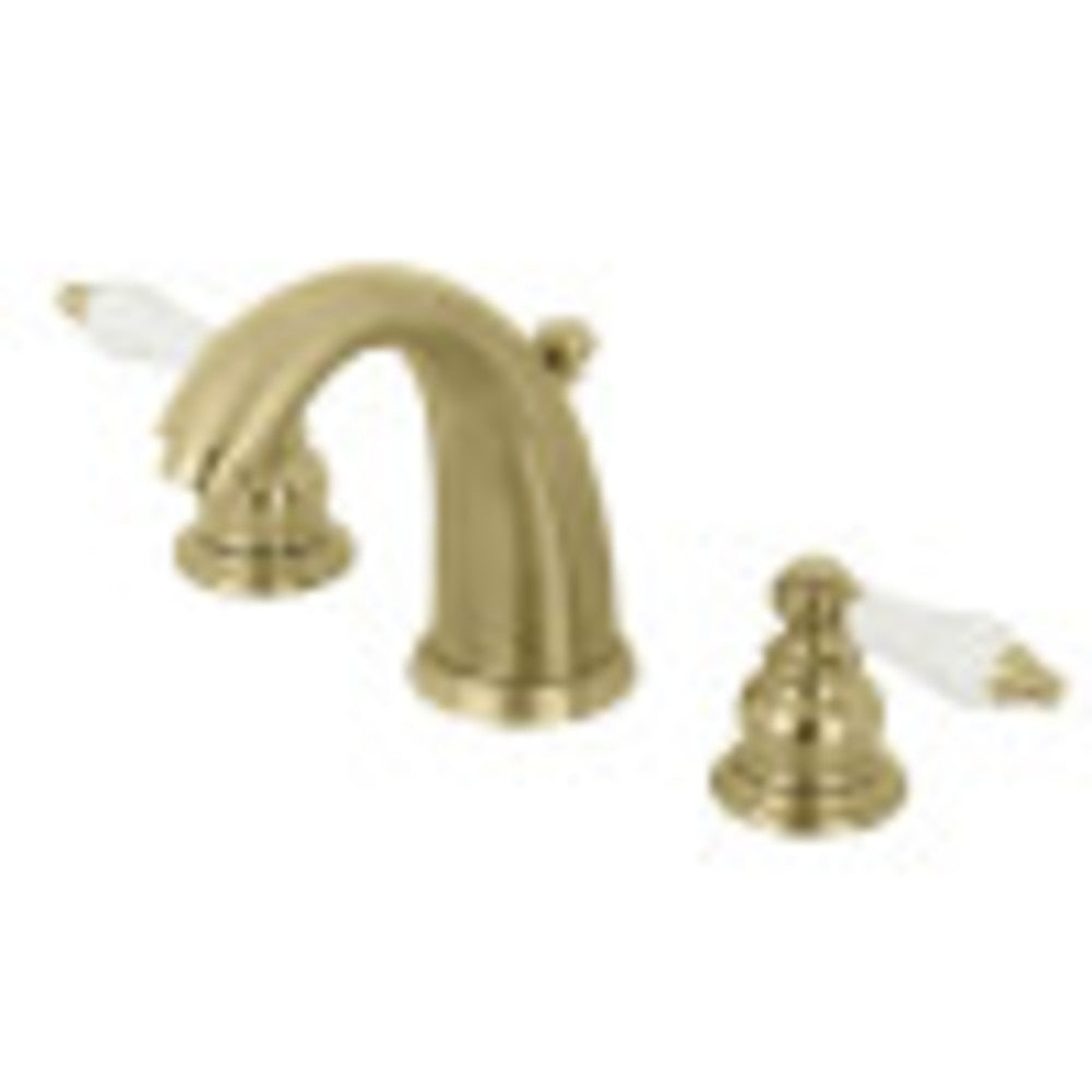 Kingston Brass KB987PLSB Victorian 2-Handle 8 in. Widespread Bathroom Faucet, Brushed Brass - BNGBath