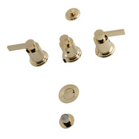 Thumbnail for Kingston Brass KB6322NDL Bidet Faucet, Polished Brass - BNGBath