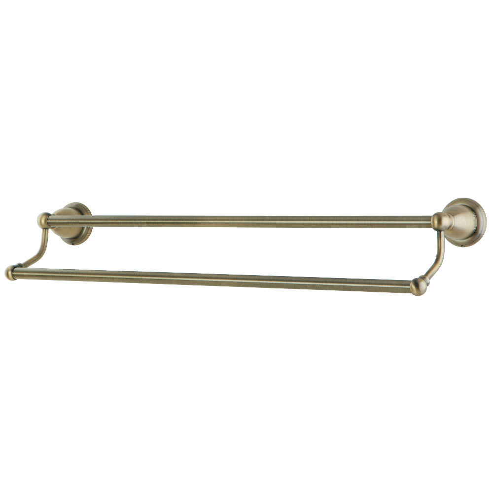 Kingston Brass BA175318AB 18-Inch Dual Towel Bar, Antique Brass - BNGBath