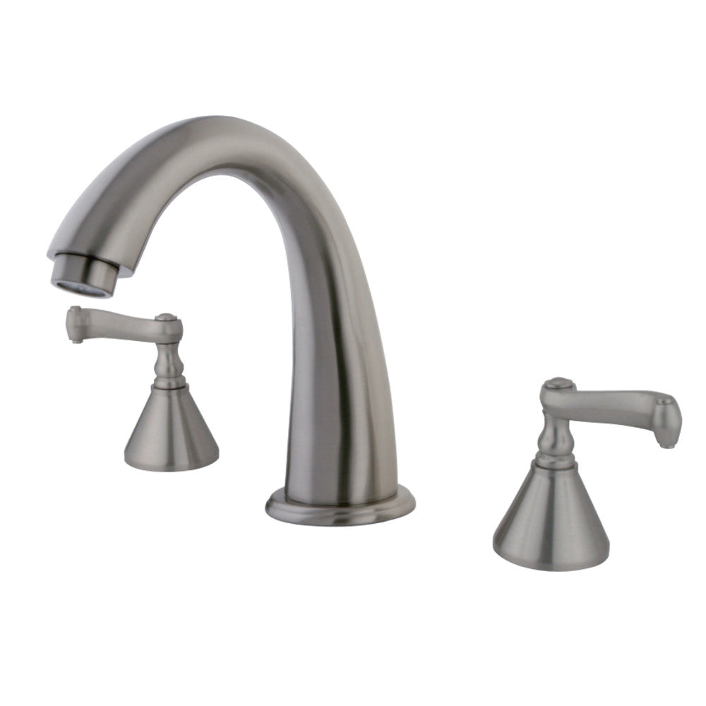 Kingston Brass KS2368FL Roman Tub Faucet, Brushed Nickel - BNGBath