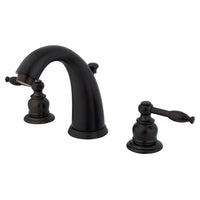 Thumbnail for Kingston Brass KB985KL 8-Inch Widespread Bathroom Faucet with Retail Pop-Up, Oil Rubbed Bronze - BNGBath