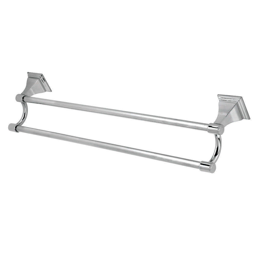 Kingston Brass BAH6123C Monarch 24-Inch Dual Towel Bar, Polished Chrome - BNGBath