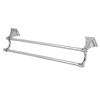 Thumbnail for Kingston Brass BAH6123C Monarch 24-Inch Dual Towel Bar, Polished Chrome - BNGBath