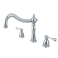 Thumbnail for Kingston Brass KS1341BL Heritage Roman Tub Faucet, Polished Chrome - BNGBath