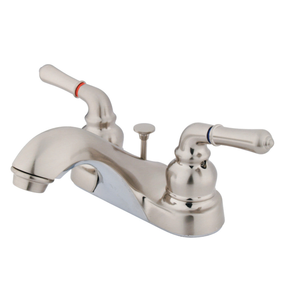 Kingston Brass GKB0828 4 in. Centerset Bathroom Faucet, Brushed Nickel - BNGBath