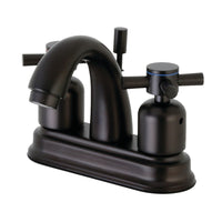 Thumbnail for Kingston Brass FB5615DX 4 in. Centerset Bathroom Faucet, Oil Rubbed Bronze - BNGBath