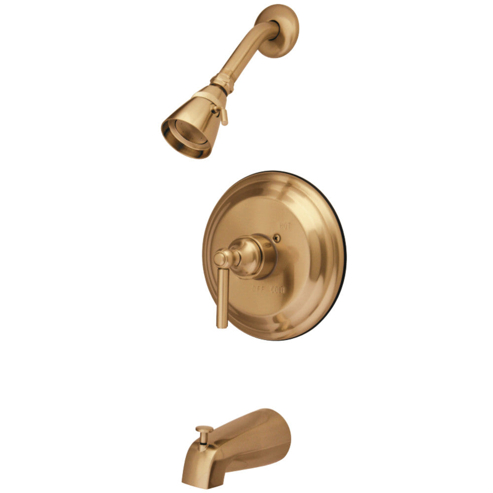 Kingston Brass KB2632EL Tub and Shower Faucet, Polished Brass - BNGBath