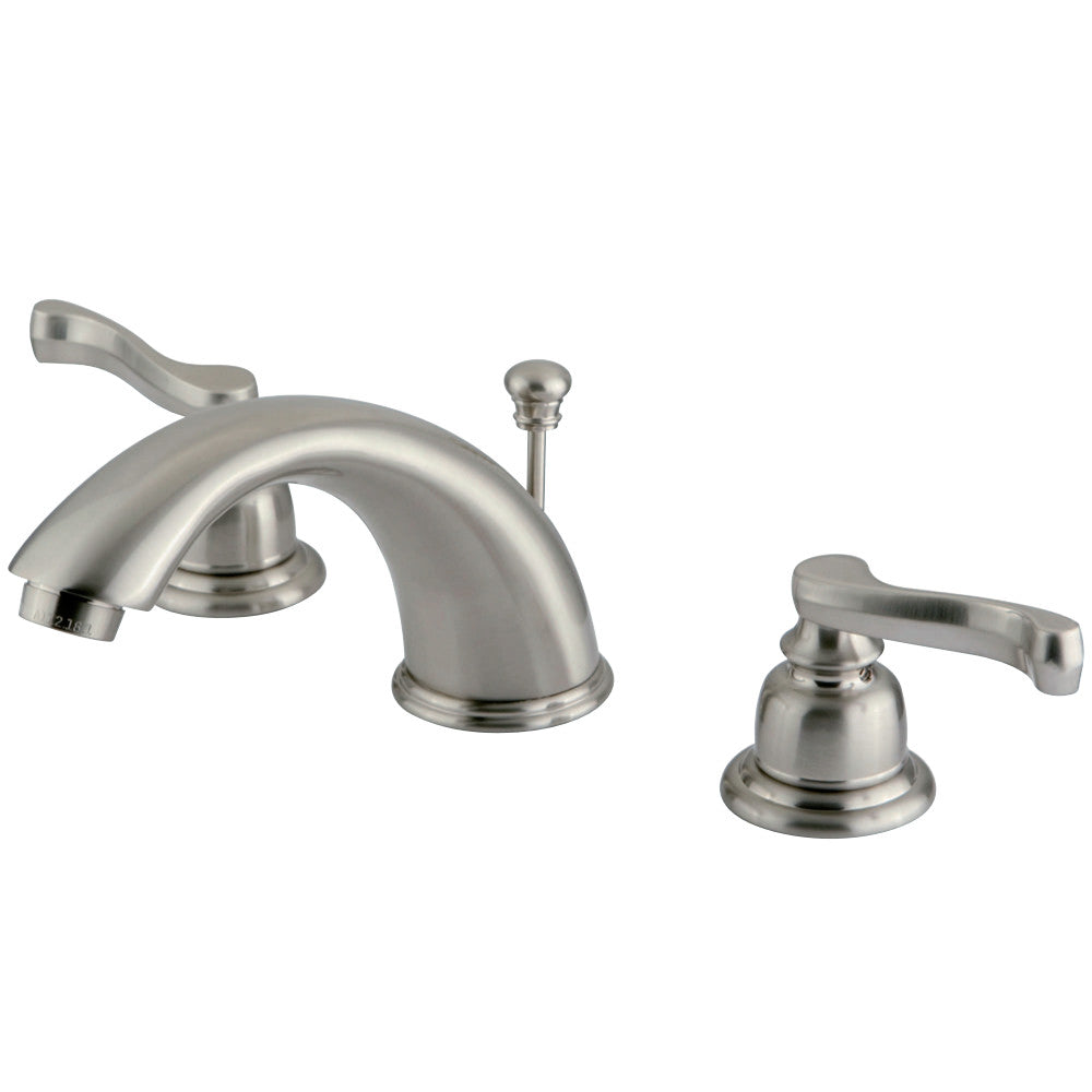 Kingston Brass KB968FL Widespread Bathroom Faucet, Brushed Nickel - BNGBath