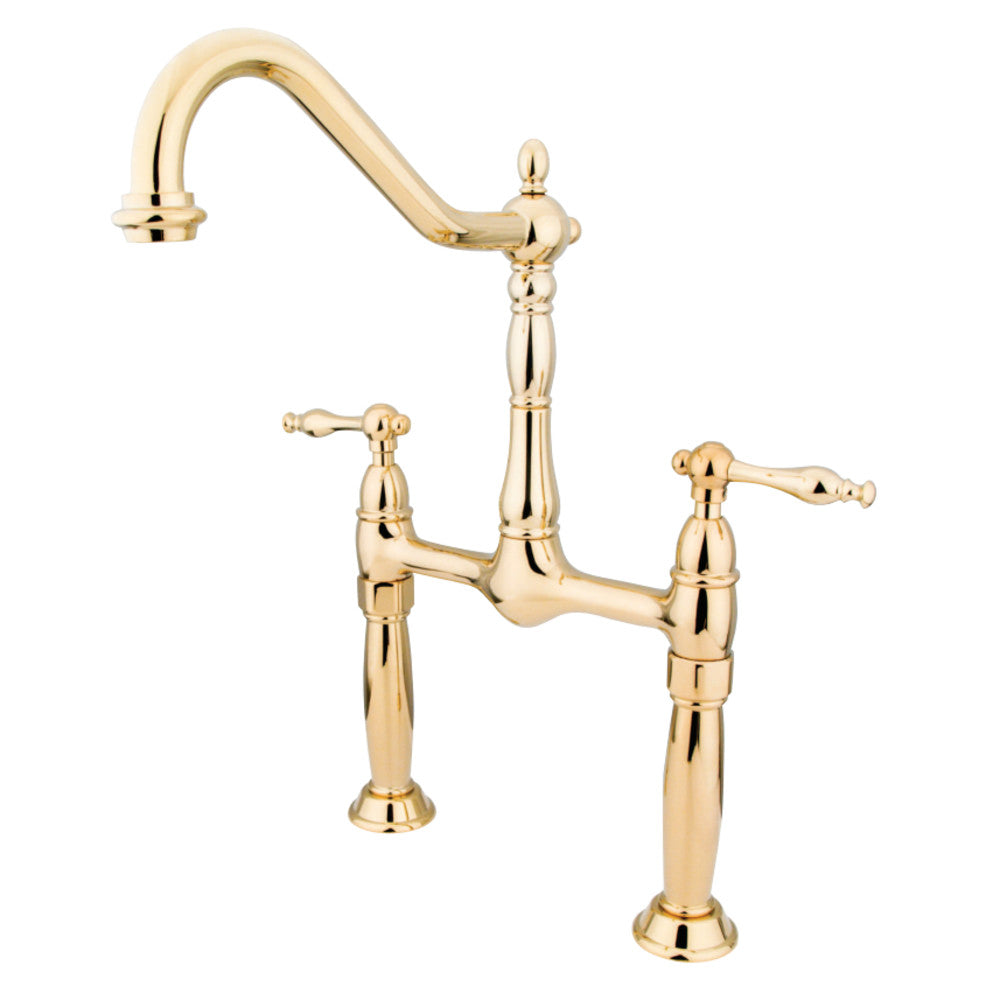 Kingston Brass KS1072NL Vessel Sink Faucet, Polished Brass - BNGBath