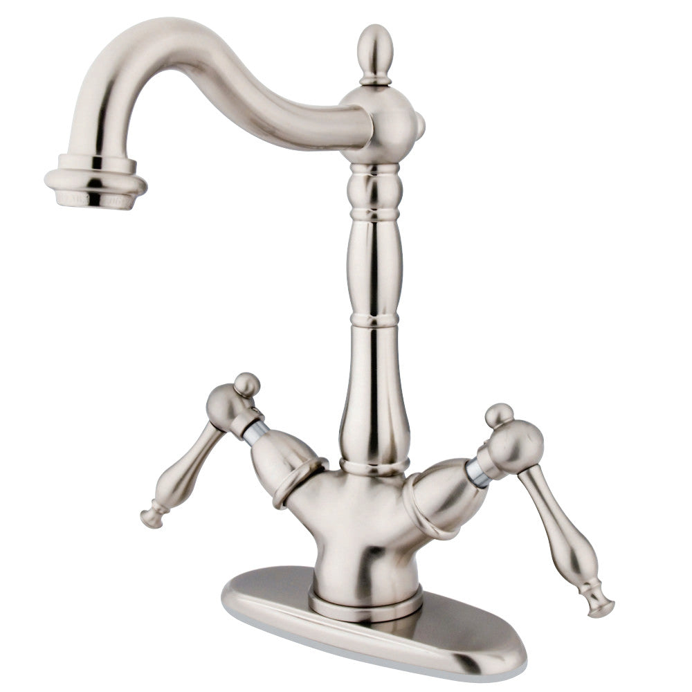 Kingston Brass KS1498NL Vessel Sink Faucet, Brushed Nickel - BNGBath