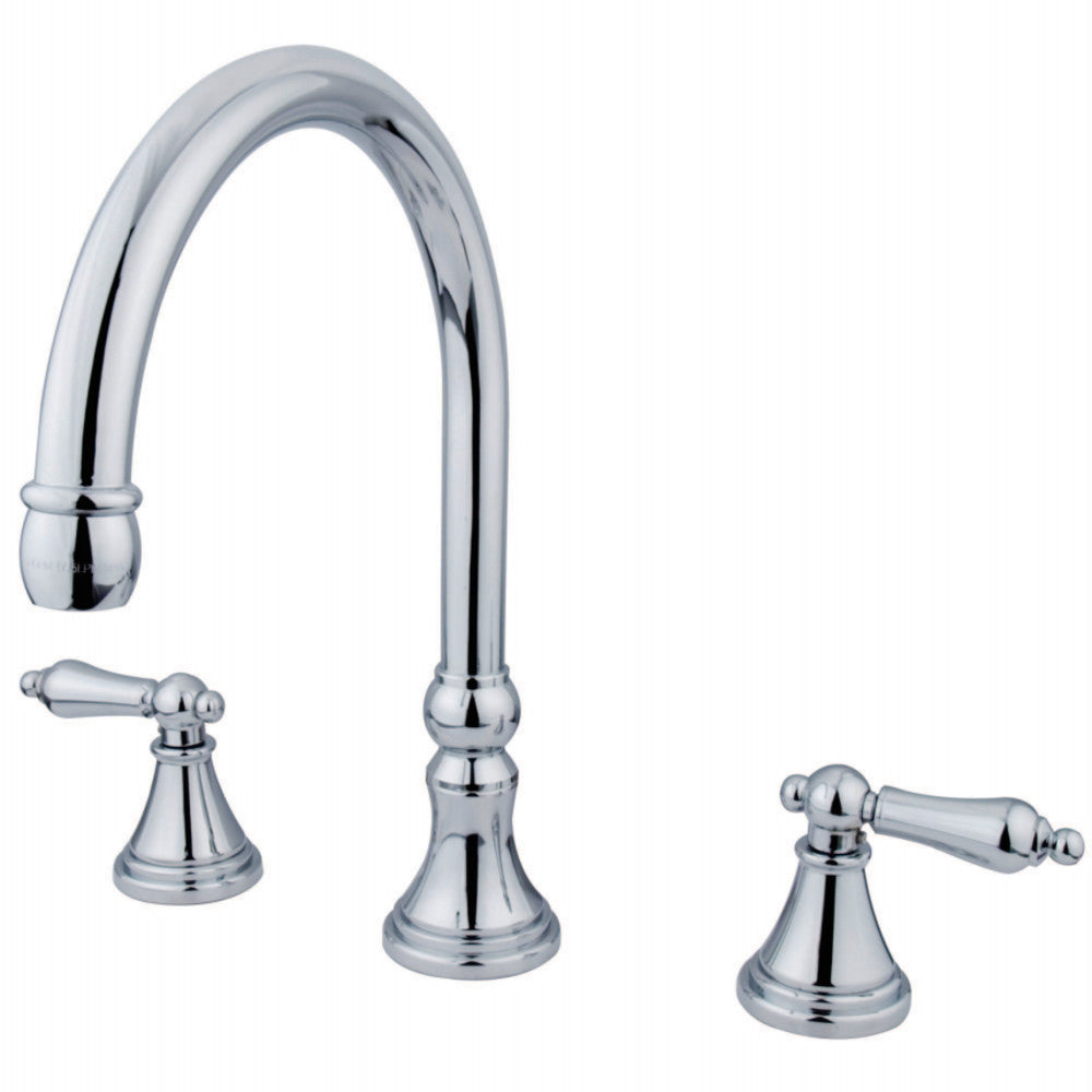 Kingston Brass KS2341AL Roman Tub Faucet, Polished Chrome - BNGBath