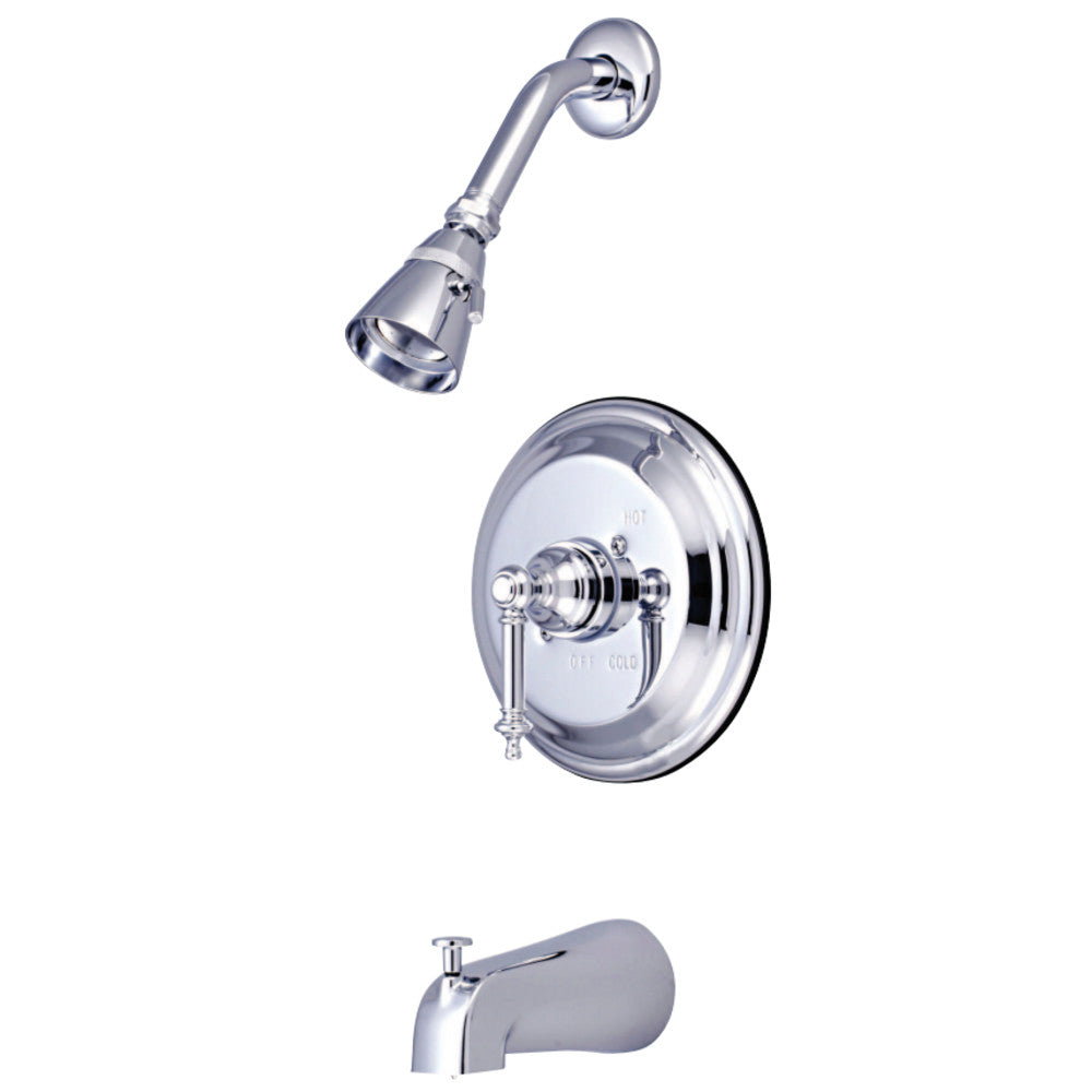 Kingston Brass KB2631TL Tub and Shower Faucet, Polished Chrome - BNGBath