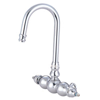 Thumbnail for Kingston Brass ABT300-1 Vintage Gooseneck Faucet, Polished Chrome - BNGBath