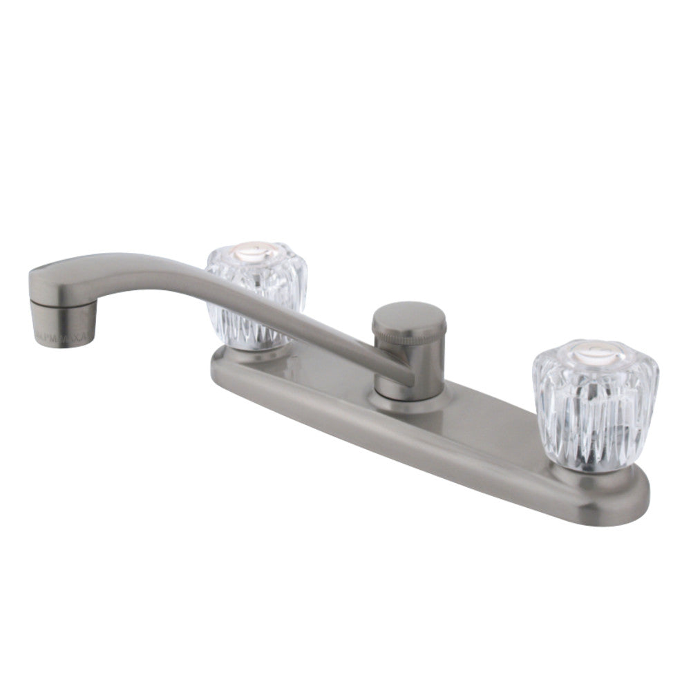 Kingston Brass KB111SN Americana Centerset Kitchen Faucet, Brushed Nickel - BNGBath