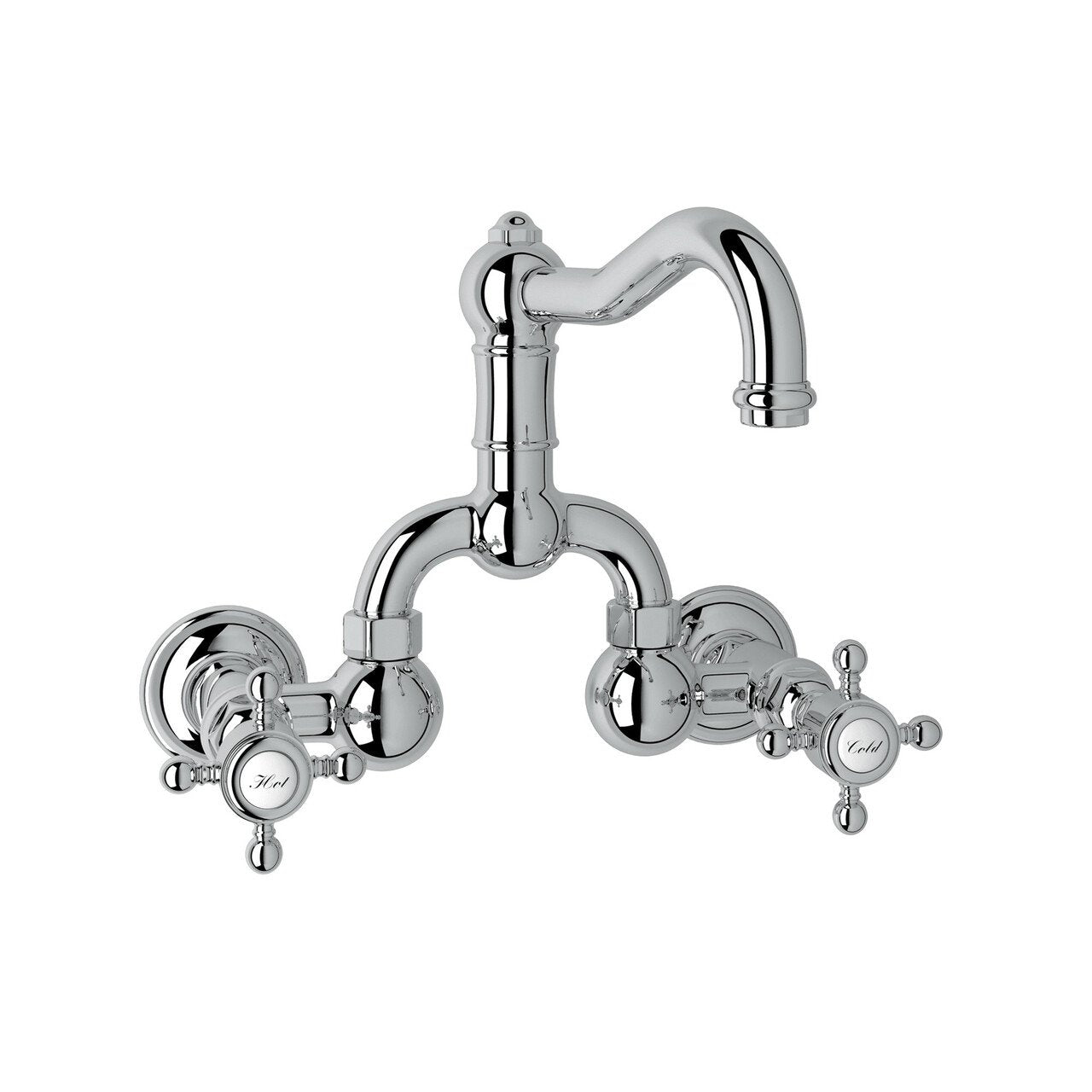 ROHL Acqui Wall Mount Bridge Bathroom Faucet - BNGBath