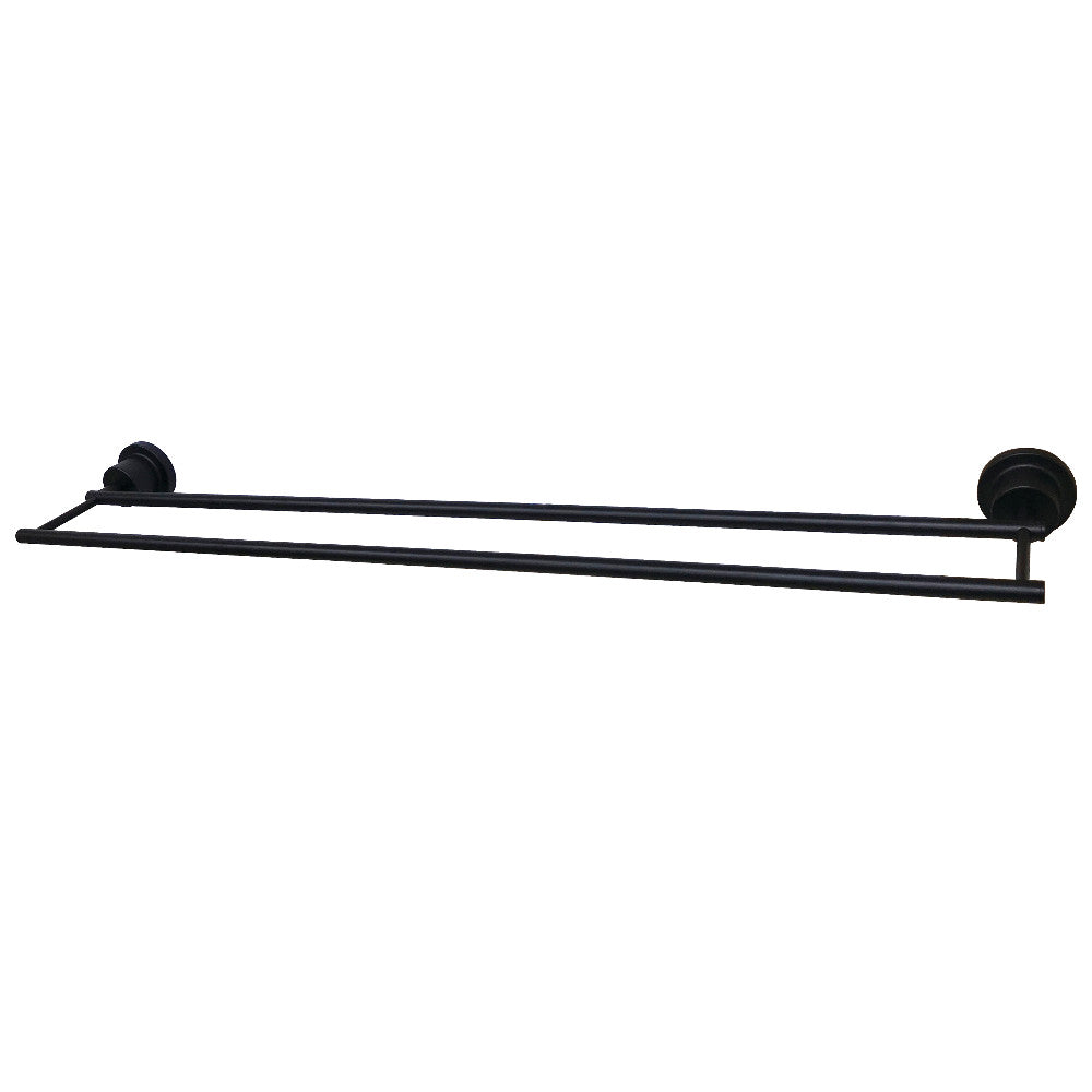 Kingston Brass BAH821330MB Concord 30-Inch Double Towel Bar, Matte Black - BNGBath