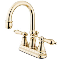 Thumbnail for Kingston Brass KS2612AL 4 in. Centerset Bathroom Faucet, Polished Brass - BNGBath