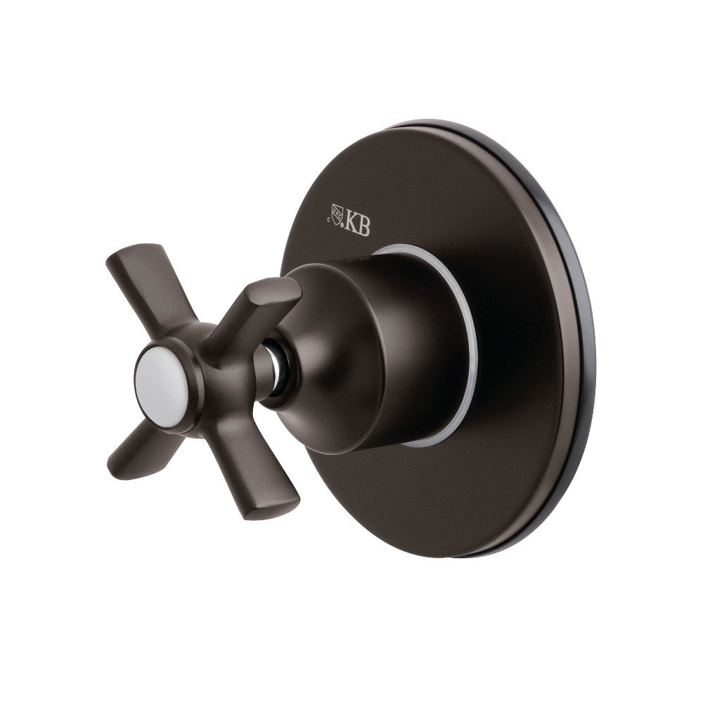 Kingston Brass KS3035ZX 3-Way Diverter Valve with Trim Kit, Oil Rubbed Bronze - BNGBath