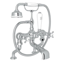 Thumbnail for Perrin & Rowe Edwardian Exposed Deck Mount Tub Filler with Handshower - BNGBath