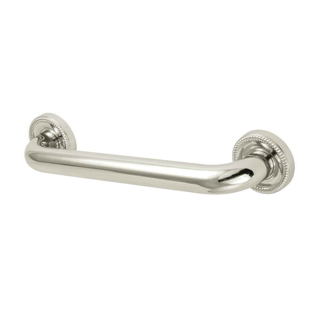 Kingston Brass DR914126 Camelon 12" Grab Bar, 1-1/4" Diameter, Polished Nickel - BNGBath